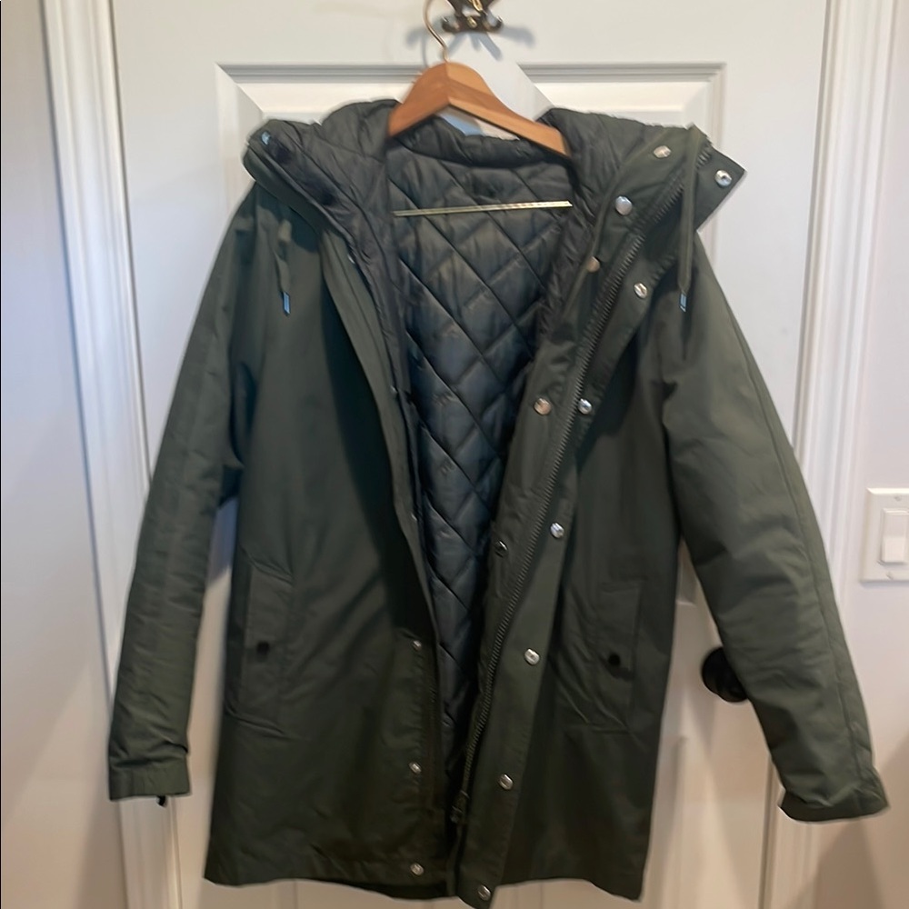 Samsoe Samsoe - Men's Green Hooded Jacket - Picture 12 of 12